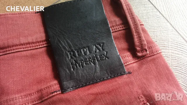 REPLAY M914Y.000.8366197 HYPERFLEX SLIM FIT JEANS размер 31/34 еластични дънки 15-65, снимка 8 - Дънки - 48406039