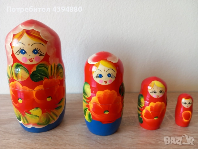 Комплект матрьошки, снимка 2 - Колекции - 52143221