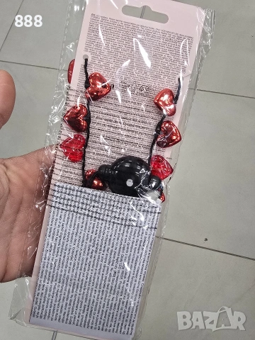 светещи колиета сърца за св. Валентин , снимка 3 - Колиета, медальони, синджири - 53113770