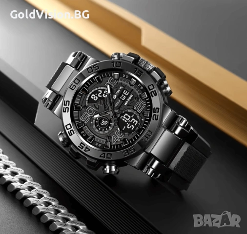 Мъжки часовник – Stryve BLACK + ПОДАРЪК, снимка 2 - Мъжки - 53179352