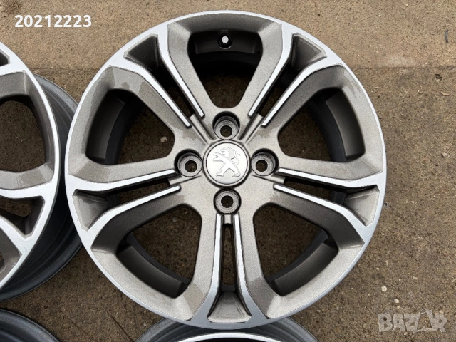 4 броя алуминиеви джанти за Peugeot 208,2008 16, снимка 8 - Гуми и джанти - 53477479