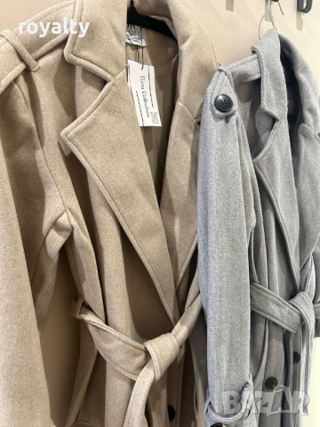 Дамски Палта Два Цвята , снимка 2 - Палта, манта - 52886078