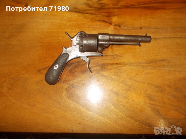 Щифтов револвер, снимка 1 - Антикварни и старинни предмети - 42950179