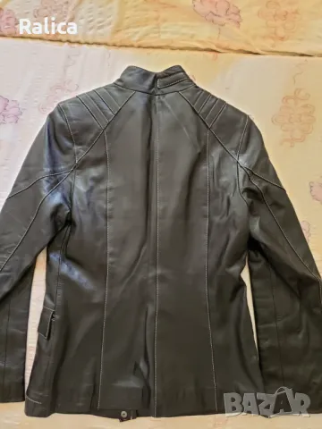 Италианско яке естествена кожа, снимка 3 - Якета - 47372663