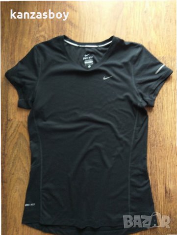 Nike Dri-FIT Miler Women's Running Top - страхотна дамска тениска, снимка 5 - Тениски - 33216794