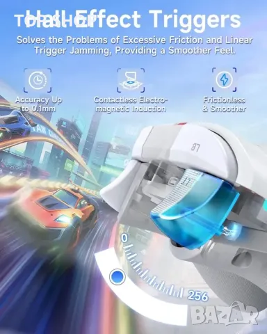 безжичен контролер EasySMX X15 2.4G за компютър/Android/Steam/Switch/IOS, снимка 3 - Аксесоари - 48777035