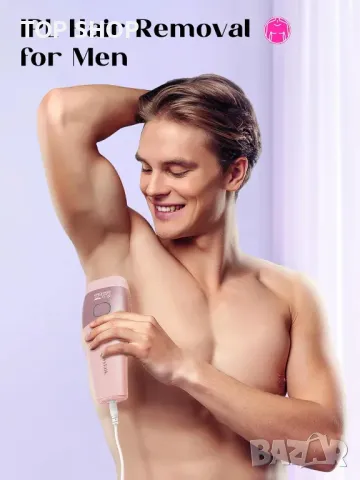 Устройство за лазерна епилация Wavytalk, с кабел (розово), снимка 7 - Епилатори - 49866446