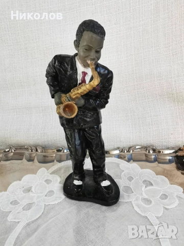 Музиканти винтидж колекция 4 бр фигури. , снимка 2 - Антикварни и старинни предмети - 52606415