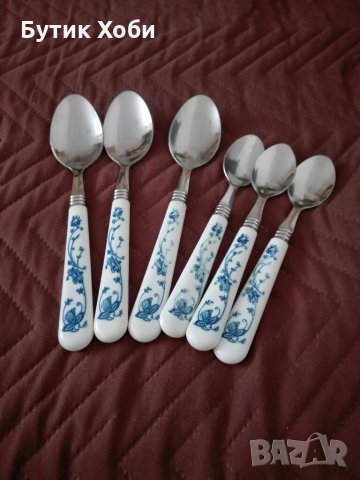 Комплект льжици с декорирани дръжки, снимка 5 - Колекции - 32988180