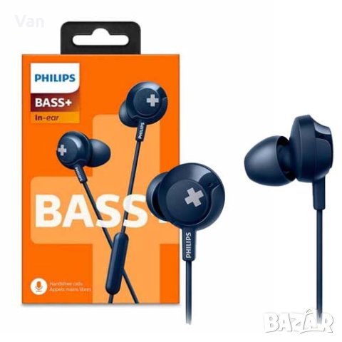 Слушалки Philips Bass+  хендсфри, снимка 3 - Слушалки и портативни колонки - 40419826