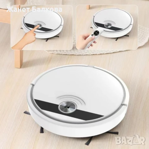 Робот за почистване с моп две четки и приложение за телефон с wifi, снимка 6 - Прахосмукачки - 49262255