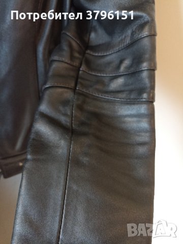 Дамско кожено яке с подплата, Размер 38 / S , снимка 5 - Якета - 43823300