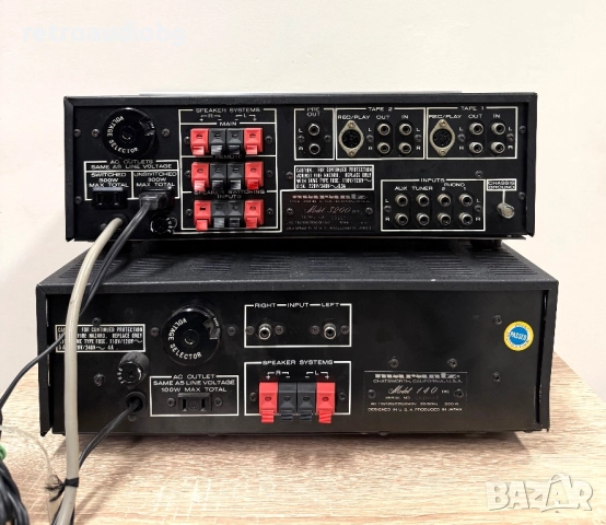 🔉Ретро колекционерски аудио сет MARANTZ - стъпало 140 + предусилвател 3200🔉, снимка 6 - Аудиосистеми - 52967449