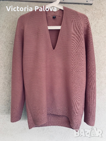 UNI QLO супер блуза “кокон”, снимка 3 - Блузи с дълъг ръкав и пуловери - 36483447
