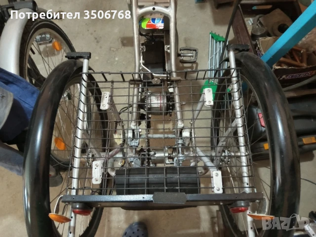 Електрическа триколка 24 v350w, снимка 3 - Велосипеди - 47778908