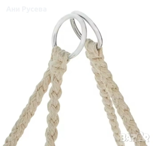 Двойна бежова градинска люлка за двама с възглавници, снимка 14 - Градински мебели, декорация  - 53518816