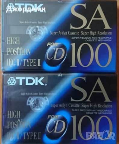 Аудио касети /аудио касета/ TDK SA 100 chromdioxid
