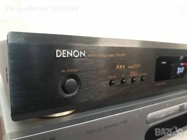 DENON TU-245 RDS  супер състояние, снимка 3 - Ресийвъри, усилватели, смесителни пултове - 34714028