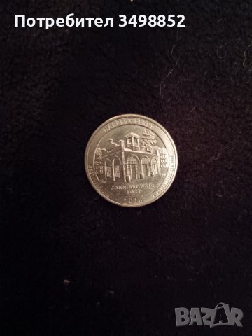 Продавам монета Quarter dollar 2016