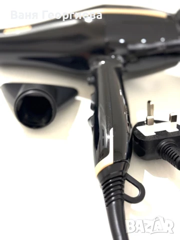 Професоонален Фризьорски Сешоар Babyliss Pro 2200 Йонен Контрол + Дифюзер, снимка 7 - Сешоари - 50584675