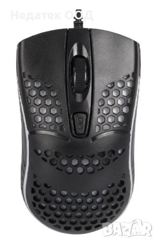 Кабелна мишка за игри, Черна, RGB 2400 dpi i JMB, снимка 2 - Геймърски - 43723634