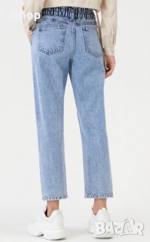 Дамски Дънки Paper Bag, снимка 3 - Дънки - 37984534