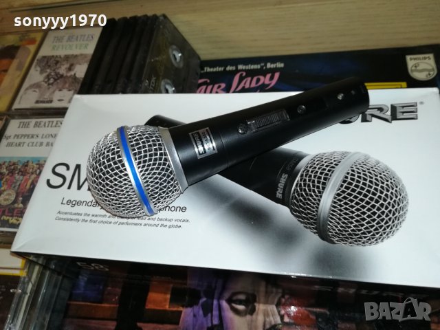 SHURE BETA-FULL КОМПЛЕКТА-ПРОФИ МИКРОФОН С БУТОН 0801221603, снимка 6 - Микрофони - 35369330