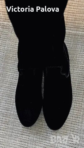 Красиви велурени ботуши  TAMARIS Германия, снимка 12 - Дамски ботуши - 48801319