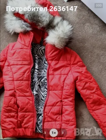 Дамско зимно яке , снимка 2 - Якета - 48479164