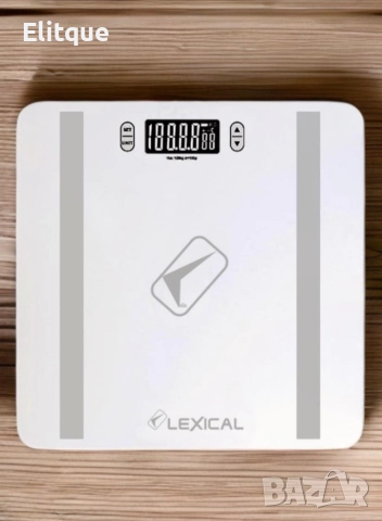 Електронен кантар с LSD дисплей и функция за памет до 10 човека Lexical LBS-4360, снимка 4 - Друга електроника - 52870879