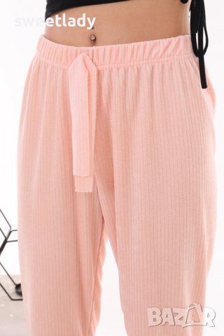 Дамско кадифено термо долнище , снимка 4 - Пижами - 38846666