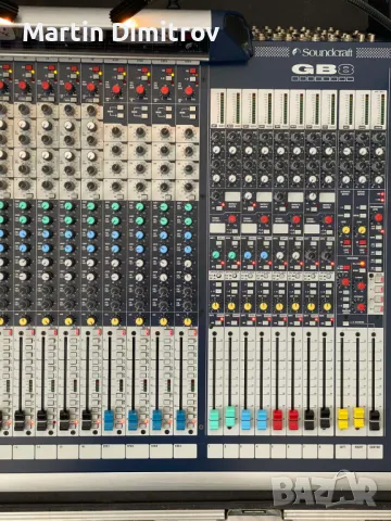 Soundcraft GB8 32 - канален миксер – Топ оферта с кейс!, снимка 4 - Ресийвъри, усилватели, смесителни пултове - 47525437