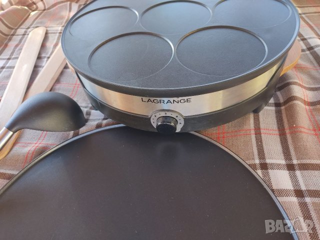 Уред за палачинки Lagrange Crepe Pan, 1500 W, снимка 4 - Гофретници - 39753016