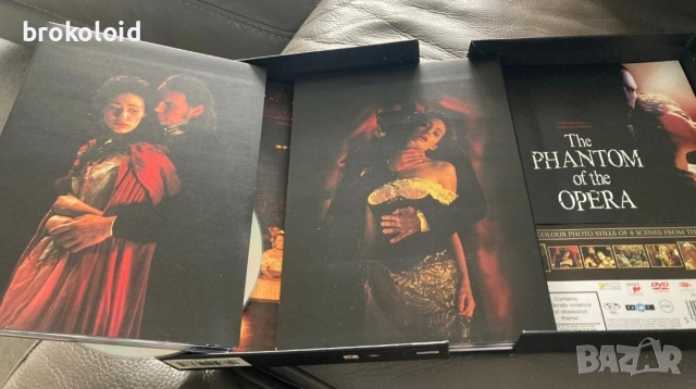 Фантомът на операта Phantom of the opera Deluxe Limited DVD лимитирано издание, снимка 2 - DVD дискове - 52954206