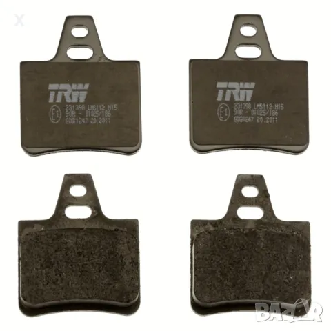 TRW COTEC GDB1247 ЗАДНИ НАКЛАДКИ CITROEN XANTIA CITROEN XM 1989-2003 OE 95667788 / OE E172193    , снимка 2 - Части - 48704427