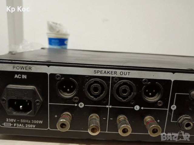 стъпало AMP 300 Ibiza Sound усилвател, снимка 4 - Ресийвъри, усилватели, смесителни пултове - 53116603