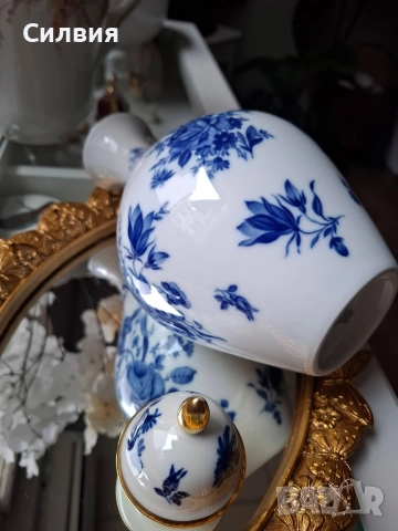 Ваза с капак *Jaeger & Co*, снимка 2 - Вази - 52829007