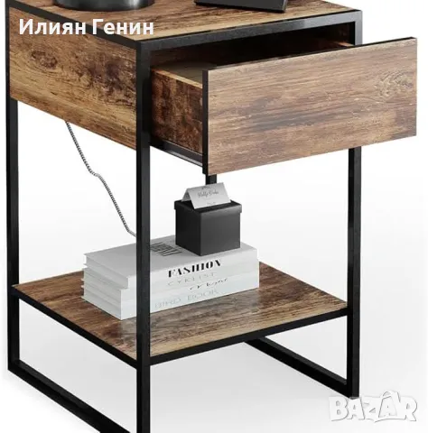 Комплект от 2 бр нощни шкафчета, снимка 5 - Шкафове - 49604091