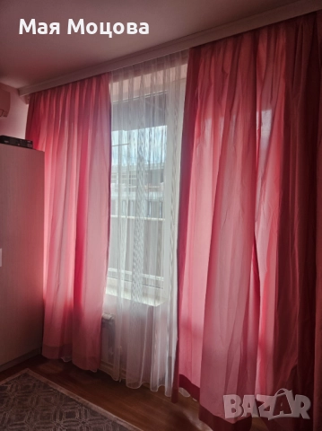 Предлагам 2 броя плътни розови пердета, снимка 3 - Пердета и завеси - 52817443