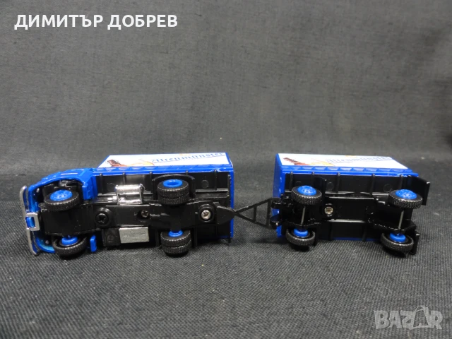 1/87 РЕТРО МЕТАЛНА КОЛИЧКА КАМИОН IFA W50 GRELL, снимка 6 - Колекции - 51120428