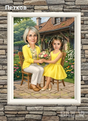 Карикатури по снимка - подарък за рожден ден, имен ден или друг повод, снимка 9 - Картини - 53117250