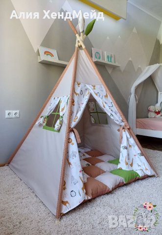 Детска палатка за игра Типи, снимка 4 - Други - 37657863