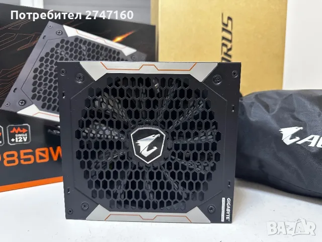 Компютърно захранване / PSU, Gigabyte Aorus 850w gold modular, топ, снимка 2 - Захранвания и кутии - 49875144