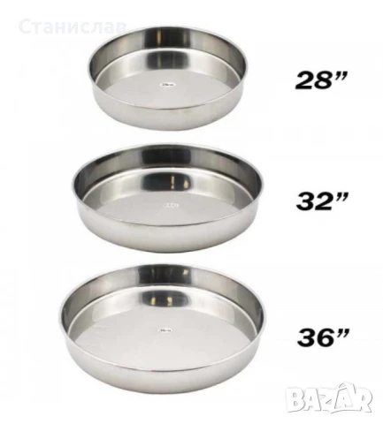 Комплект 3бр. кръгли тави за печене, снимка 1