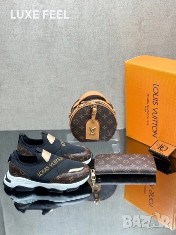 Louis Vuitton ⚜️ Обувки Чанти Портмонета , снимка 4 - Дамски ежедневни обувки - 53136377
