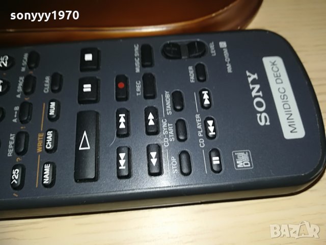 sony minidisc recorder-remote control, снимка 4 - Аудиосистеми - 28681209