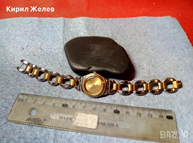 SWATCH AG 2001 SWISS Марков ШВЕЙЦАРСКИ КВАРЦОВ ЧАСОВНИК КРАСИВ СТИЛЕН БЛАГОРОДНА СТОМАНА 48699, снимка 7 - Дамски - 48075539