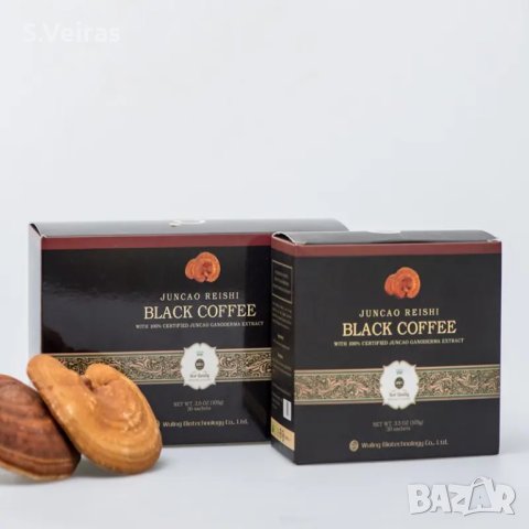 Инстантно Рейши Черно Кафе, 30 сашета, REISHI Black Coffee, снимка 5 - Домашни напитки - 40508009