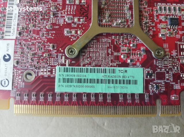 Видео карта ATi Radeon Sapphire HD 4770 512MB GDDR5 128bit PCI-E, снимка 8 - Видеокарти - 37258616