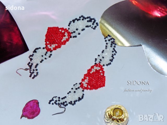 Обеци с мъниста IV, снимка 9 - Обеци - 38012894